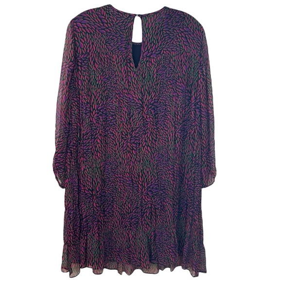 Ba&sh - Women’s Mini Dress, “Grace” Pleating, Flowy - Purple, Size US Medium / 2 - Picture 5 of 16